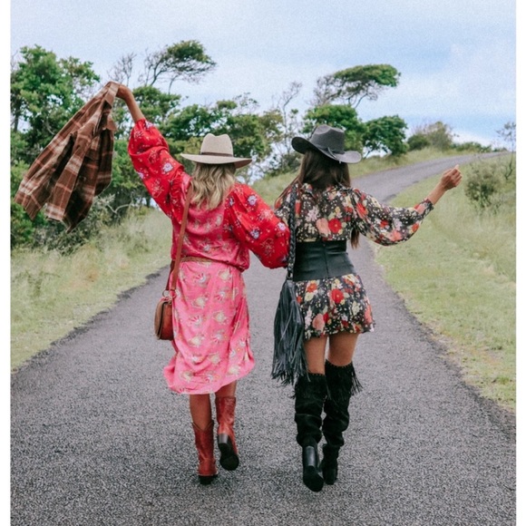 Spell black Evie over the knee boot sz 10 - Picture 2 of 9